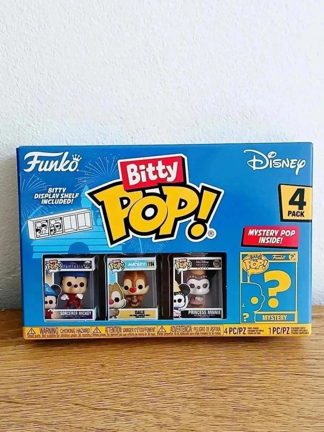 Pack 4 figurines Bitty POP! Disney Sorcerer Mickey